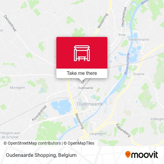 Oudenaarde Shopping map