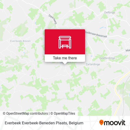 Everbeek Everbeek-Beneden Plaats map
