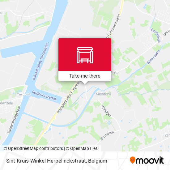 Sint-Kruis-Winkel Herpelinckstraat map