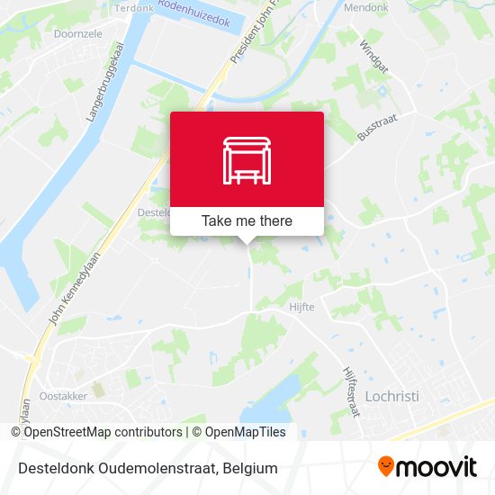 Desteldonk Oudemolenstraat map