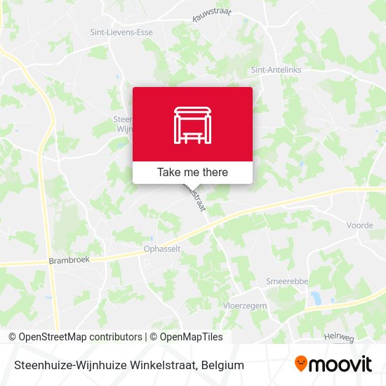 Steenhuize-Wijnhuize Winkelstraat plan
