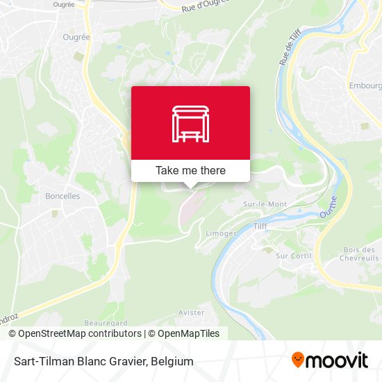 Sart-Tilman Blanc Gravier plan