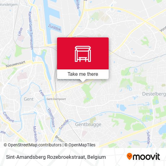 Sint-Amandsberg Rozebroekstraat plan