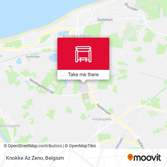 Knokke Az Zeno map