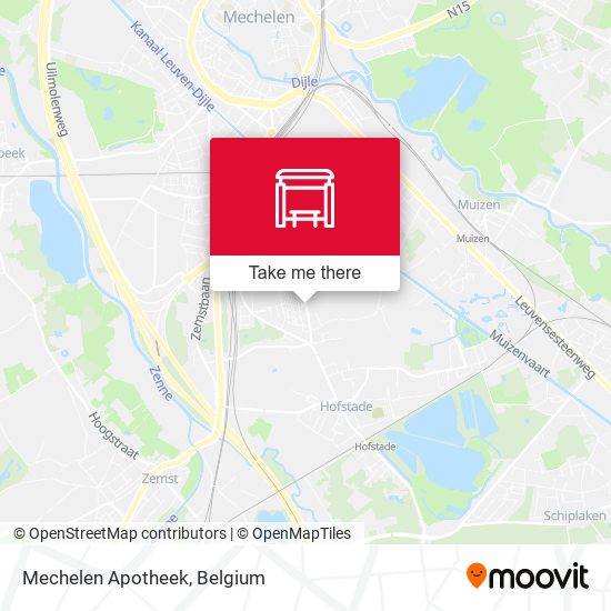 Mechelen Apotheek map