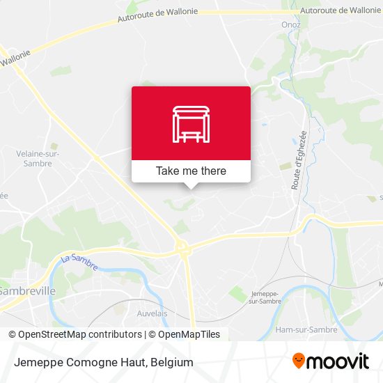 Jemeppe Comogne Haut map