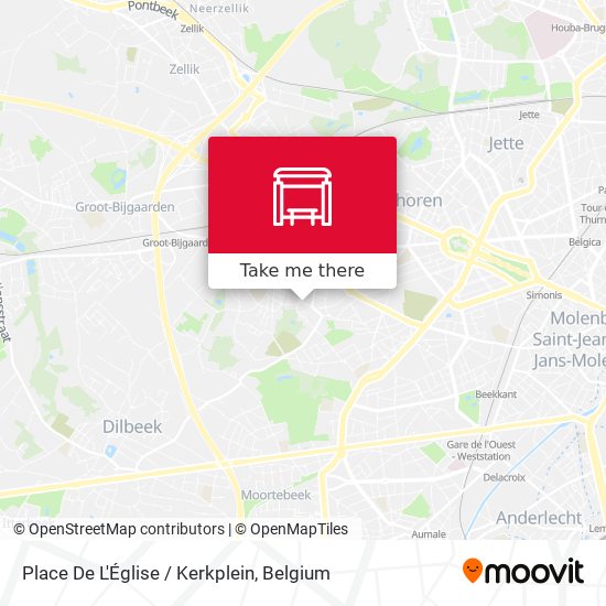Place De L'Église / Kerkplein map