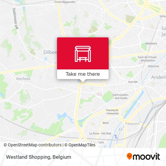 Westland Shopping map