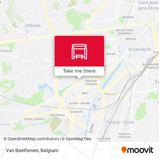 Van Beethoven map