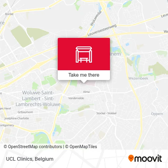 UCL Clinics map