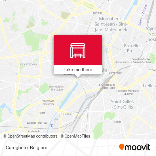 Cureghem map