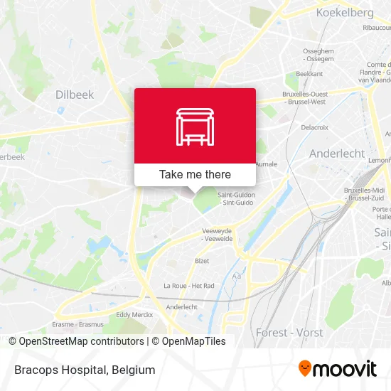 Bracops Hospital map