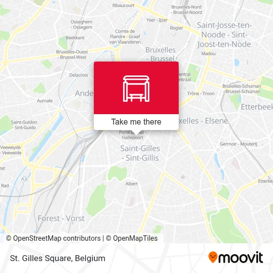 St. Gilles Square map