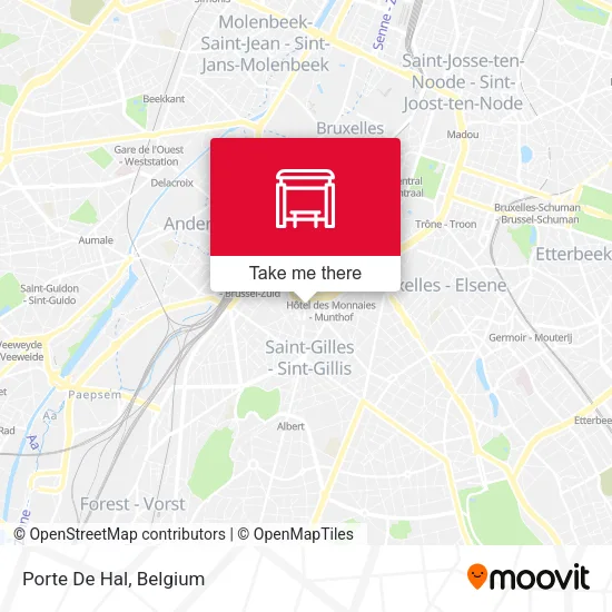Porte De Hal plan