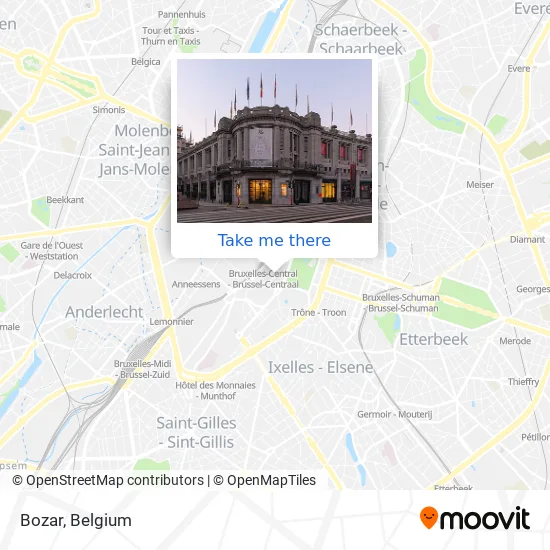 Bozar map
