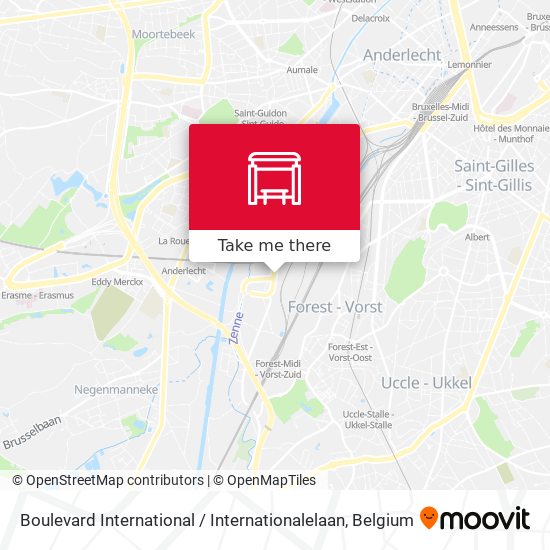 Boulevard International / Internationalelaan map