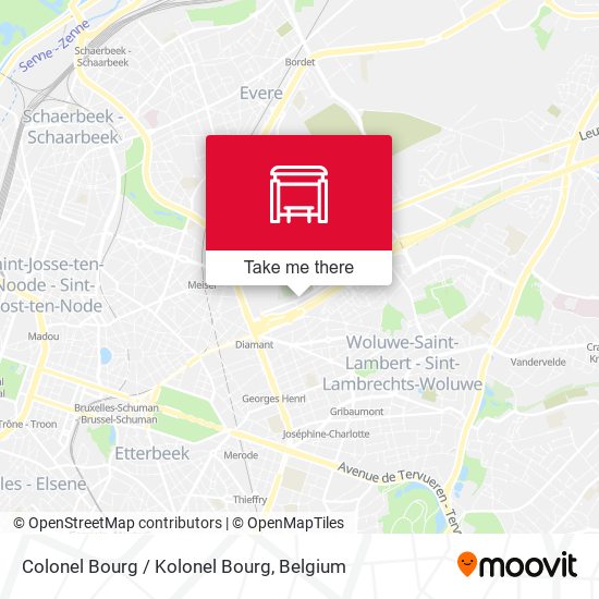 Colonel Bourg / Kolonel Bourg map