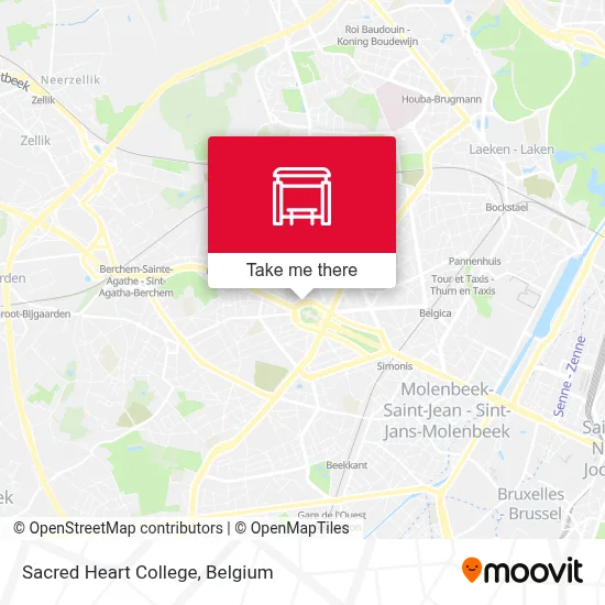 Sacred Heart College map