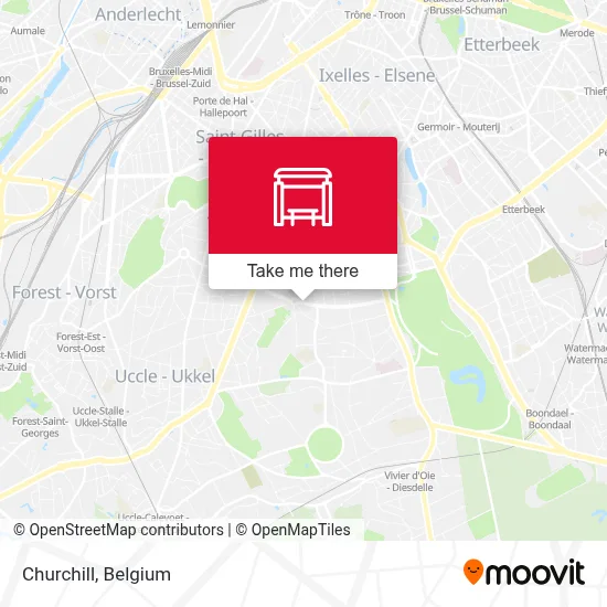 Churchill map