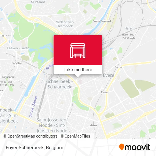 Foyer Schaerbeek map