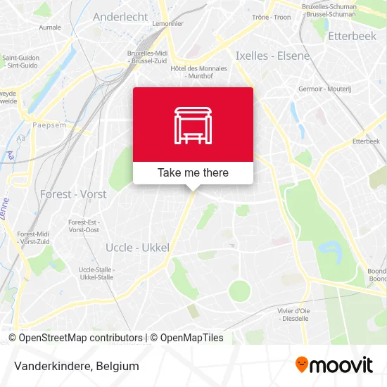 Vanderkindere map