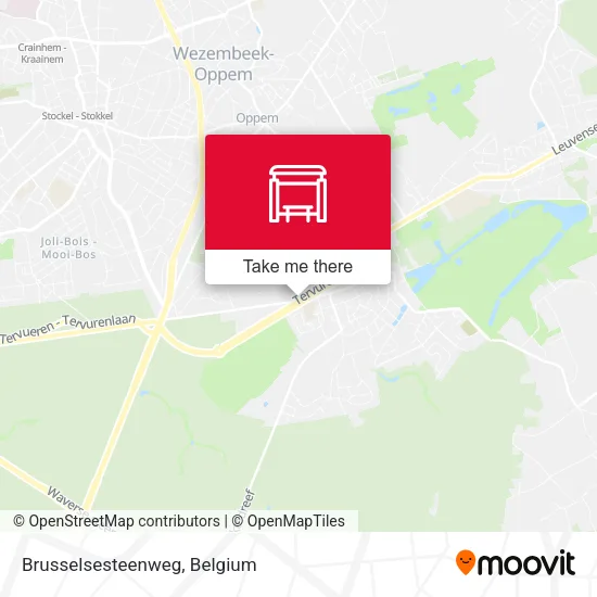 Brusselsesteenweg map