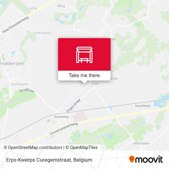 Erps-Kwerps Curegemstraat plan