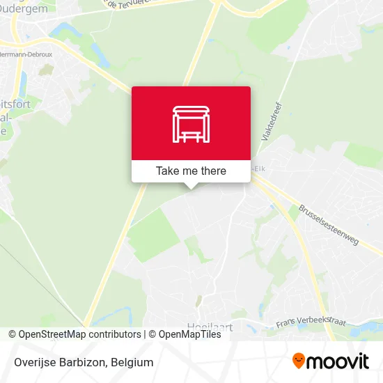 Overijse Barbizon map