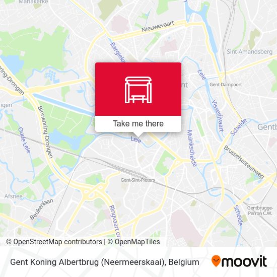 Gent Koning Albertbrug (Neermeerskaai) plan