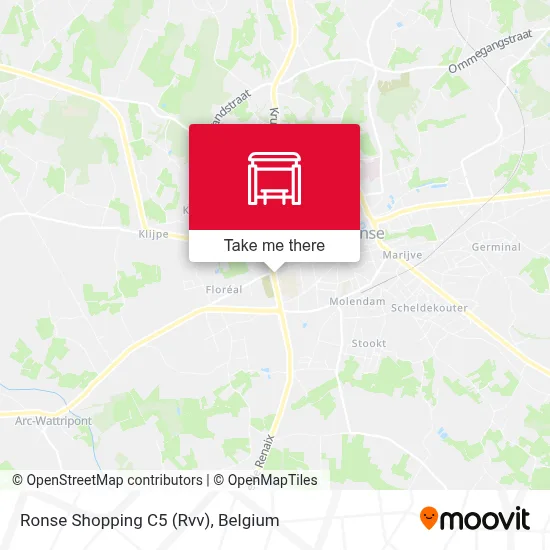 Ronse Shopping C5 (Rvv) map