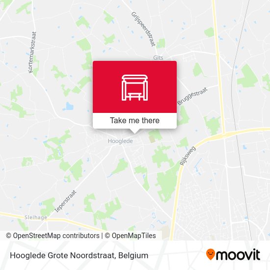 Hooglede Grote Noordstraat plan