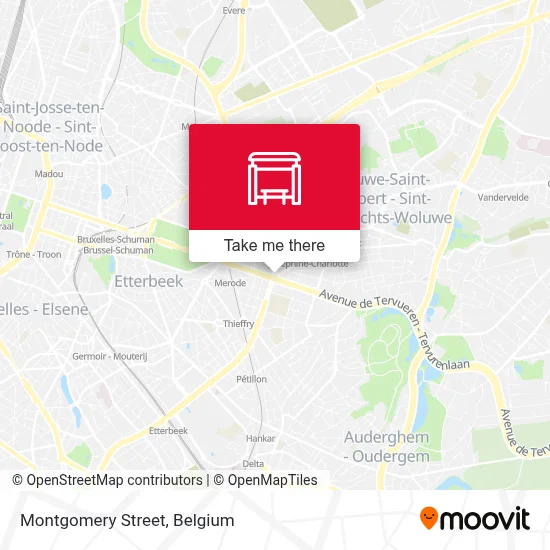 Montgomery Street map