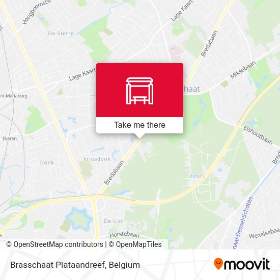 Brasschaat Plataandreef plan