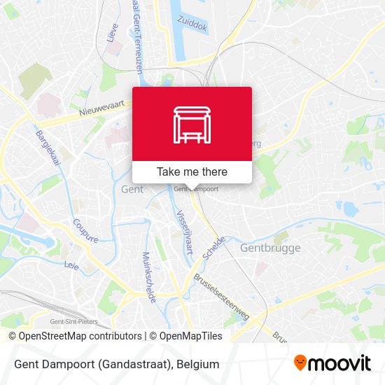 Gent Dampoort (Gandastraat) map