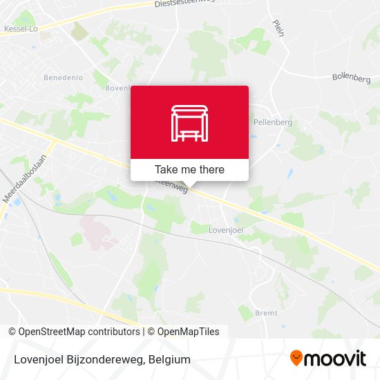 Lovenjoel Bijzondereweg map