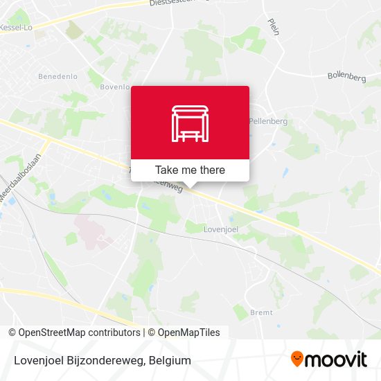 Lovenjoel Bijzondereweg map