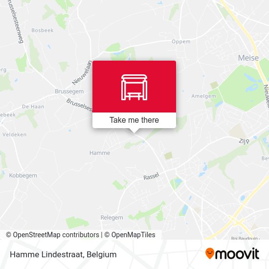 Hamme Lindestraat plan