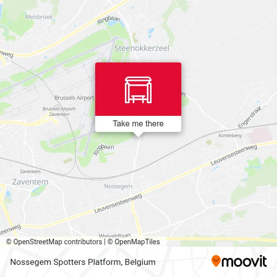 Nossegem Spotters Platform map