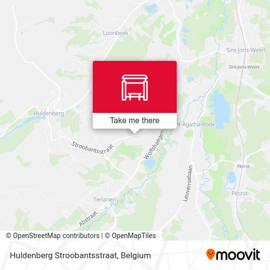 Huldenberg Stroobantsstraat map