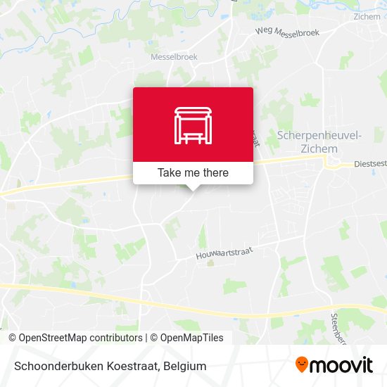 Schoonderbuken Koestraat map