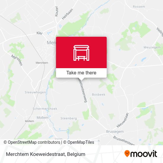 Merchtem Koeweidestraat plan