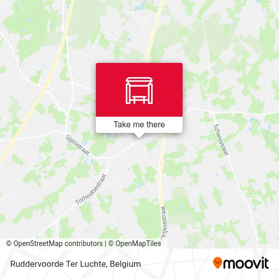 Ruddervoorde Ter Luchte map