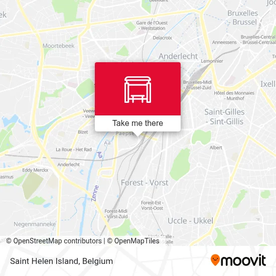 Saint Helen Island map