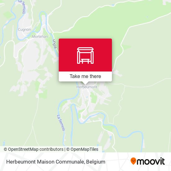 Herbeumont Maison Communale map