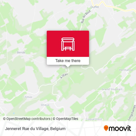 Jenneret Rue du Village map