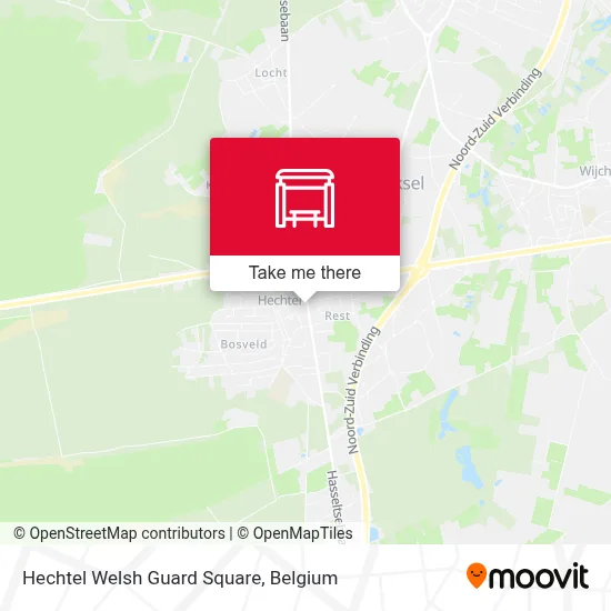 Hechtel Welsh Guard Square map
