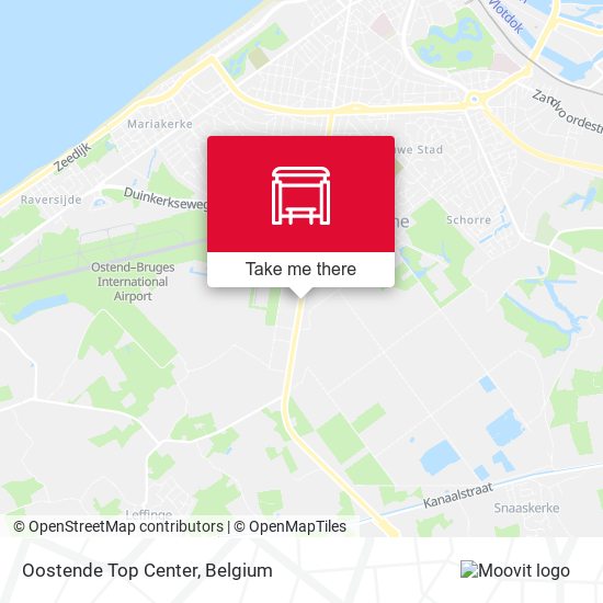 Oostende Top Center map