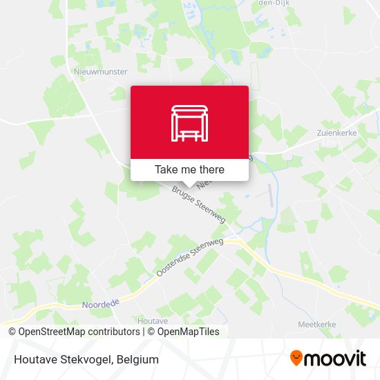 Houtave Stekvogel map