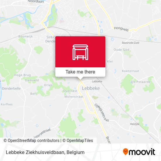 Lebbeke Ziekhuisveldbaan map