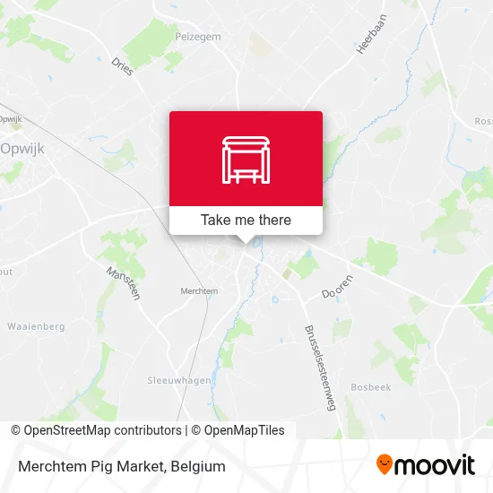 Merchtem Pig Market map